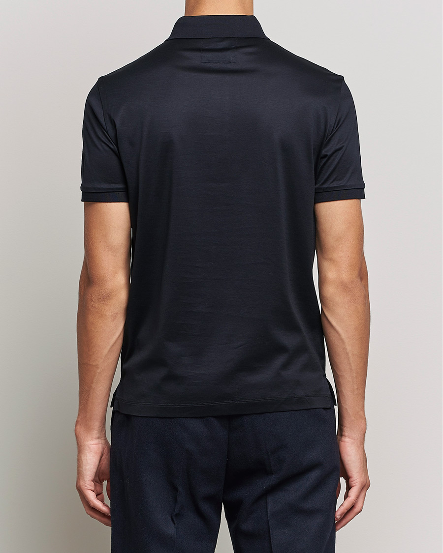 Uomini | Polo | Emporio Armani | Cotton Stretch  Pique Navy