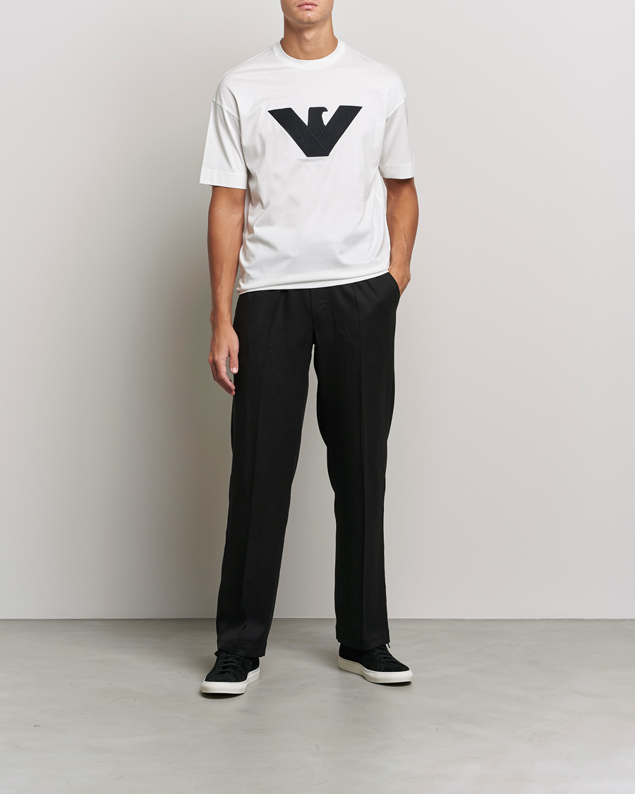 Uomini | T-shirt | Emporio Armani | Logo Cotton Tee White