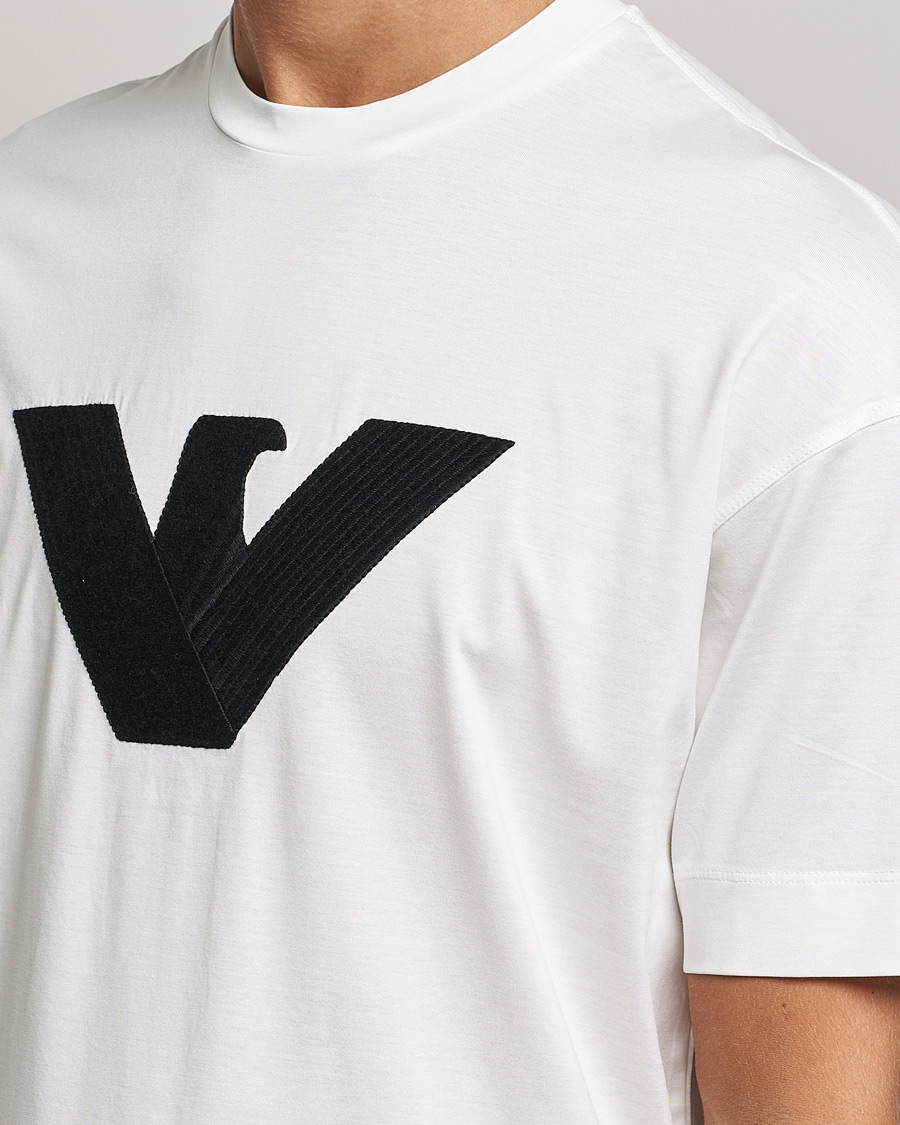Uomini | T-shirt | Emporio Armani | Logo Cotton Tee White