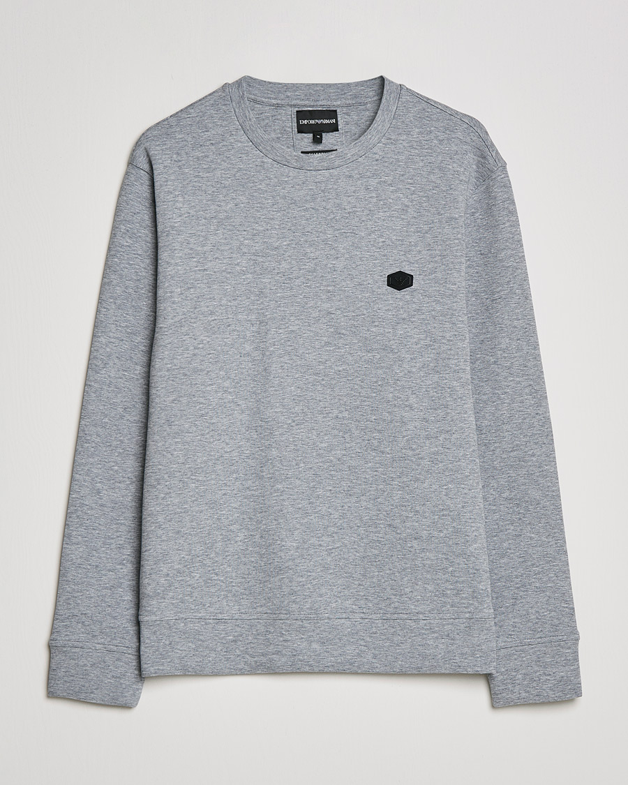 Uomini | Maglieria | Emporio Armani | Cotton Sweatshirt Grey
