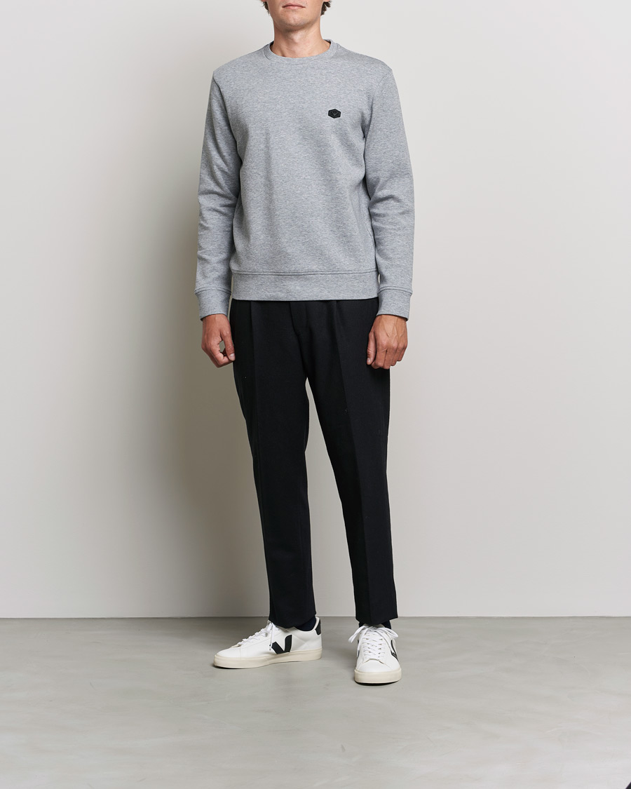 Uomini | Maglieria | Emporio Armani | Cotton Sweatshirt Grey