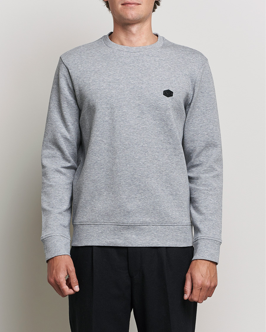 Uomini | Maglieria | Emporio Armani | Cotton Sweatshirt Grey