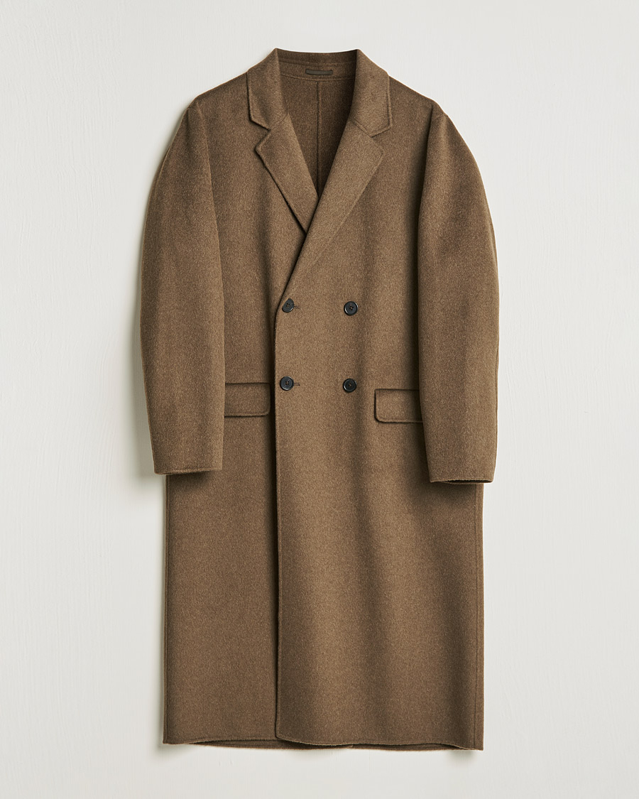 Uomini | Giacche | Filippa K | Athens Wool Cashmere Coat Olive Melange