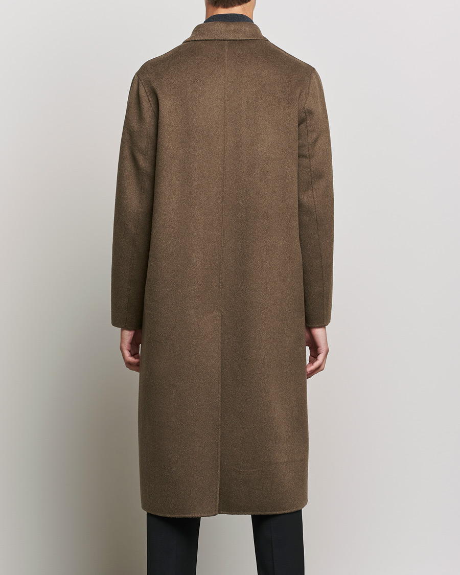 Uomini | Giacche | Filippa K | Athens Wool Cashmere Coat Olive Melange