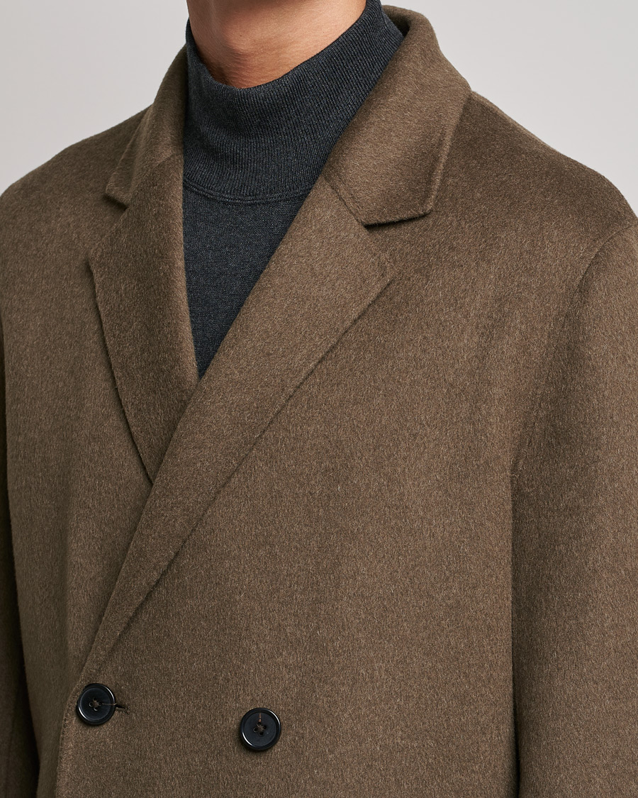 Uomini | Giacche | Filippa K | Athens Wool Cashmere Coat Olive Melange