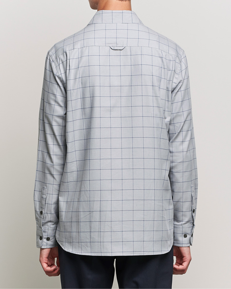 Uomini | Camicie | Filippa K | Rob Checked Shirt Light Grey