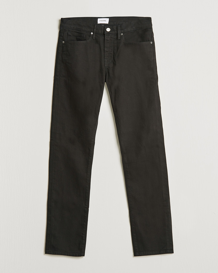 Uomini | Jeans | FRAME | L´Homme Slim Stretch Jeans Noir