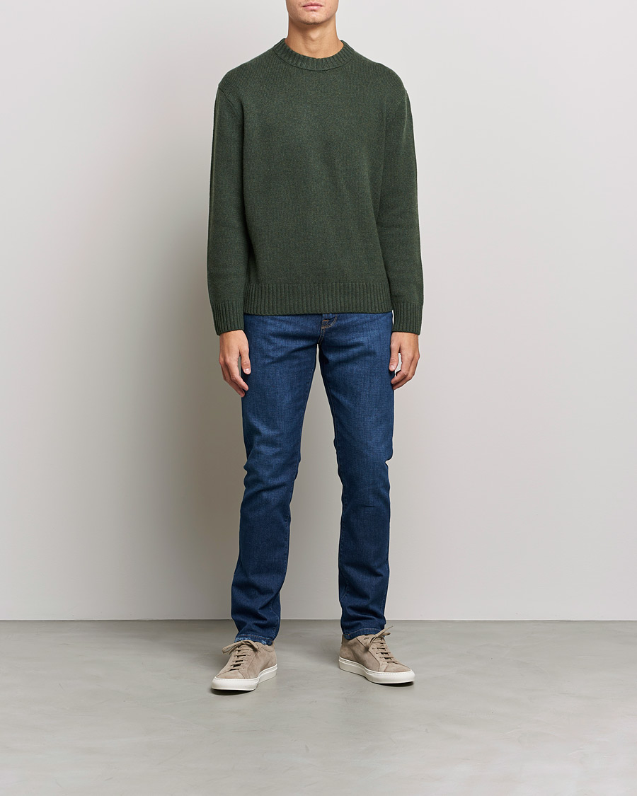 Uomini | Jeans | FRAME | L´Homme Slim Stretch Degradable Jeans Indigo Land