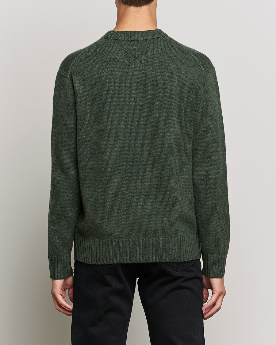 Uomini | Maglieria | FRAME | Cashmere Sweater Military Green