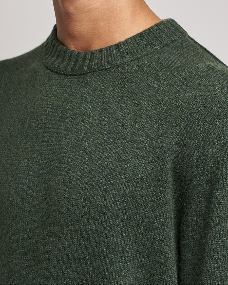 Uomini | Maglieria | FRAME | Cashmere Sweater Military Green