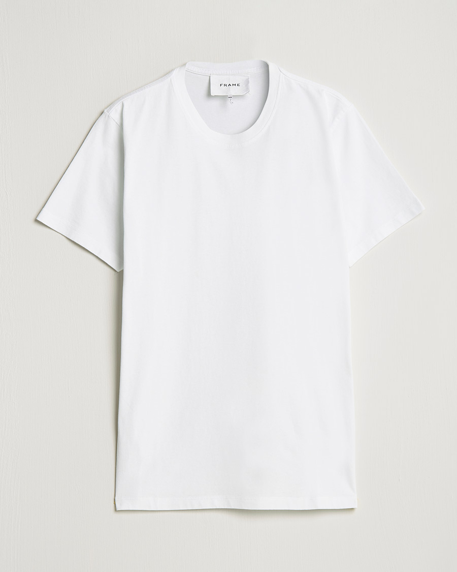 Uomini | T-shirt | FRAME | Logo T-Shirt Blanc