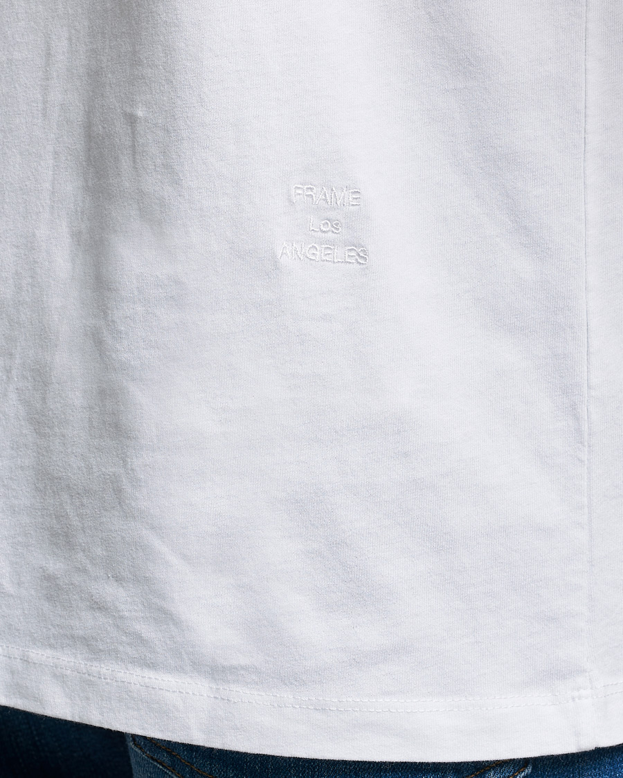Uomini | T-shirt | FRAME | Logo T-Shirt Blanc