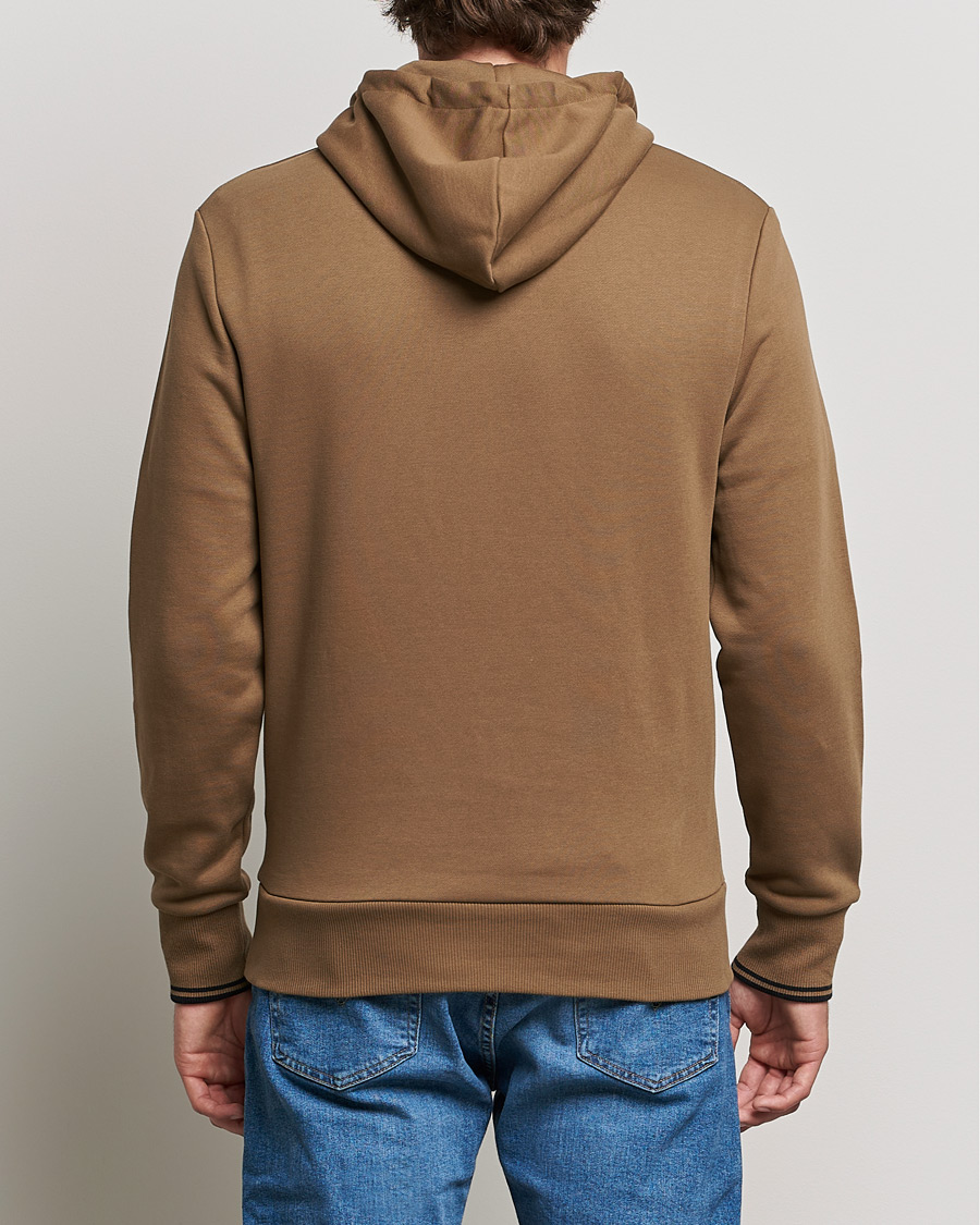 Uomini | Maglieria | Fred Perry | Twin Tipped Hooded Sweatshirt Shadded Stone