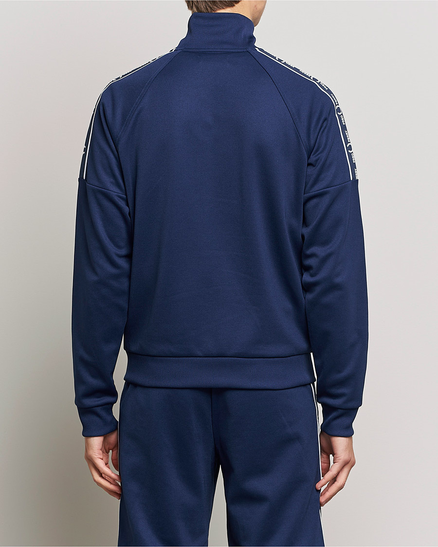 Uomini | Maglieria | Fred Perry | Tapped Sleeve Track Jacket Blue