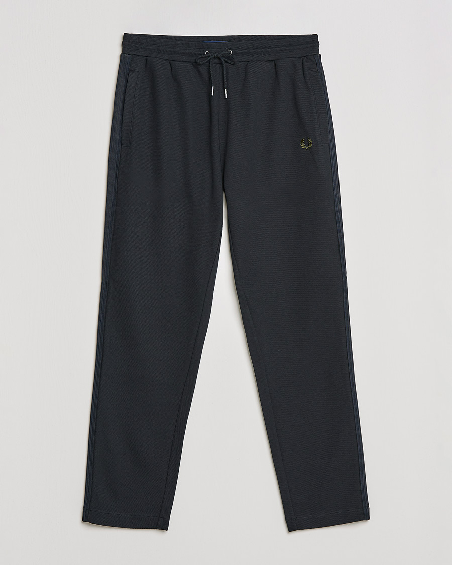 Uomini | Pantaloni | Fred Perry | Knitted Tapped Track Pant Black