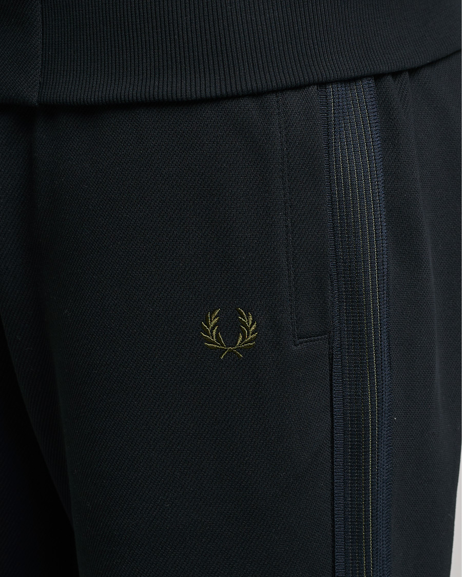 Uomini | Pantaloni | Fred Perry | Knitted Tapped Track Pant Black