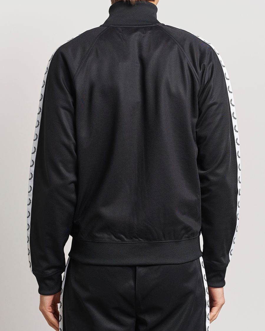Uomini | Maglieria | Fred Perry | Taped Track Jacket Black