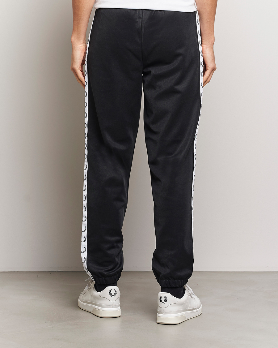 Uomini | Pantaloni | Fred Perry | Taped Track Pants Black