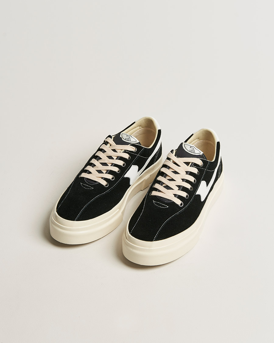 Uomini | Stepney Workers Club Dellow S-Strike Suede Sneaker Black/White | Stepney Workers Club | Dellow S-Strike Suede Sneaker Black/White