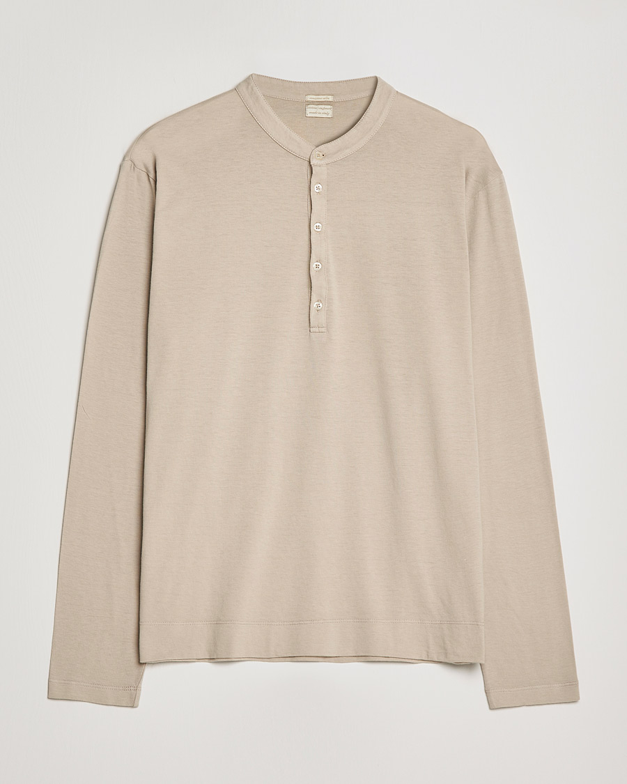 Uomini | Maglieria | Massimo Alba | Hawai Cotton/Cashmere Henley Chalk