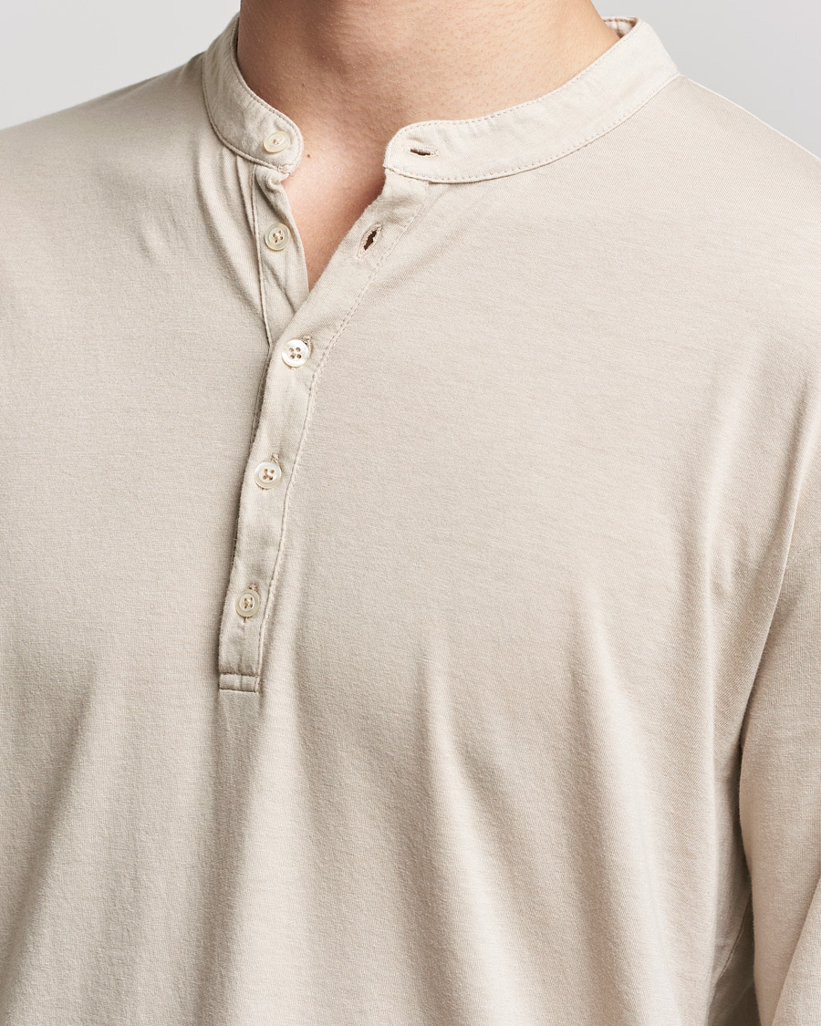 Uomini | Maglieria | Massimo Alba | Hawai Cotton/Cashmere Henley Chalk