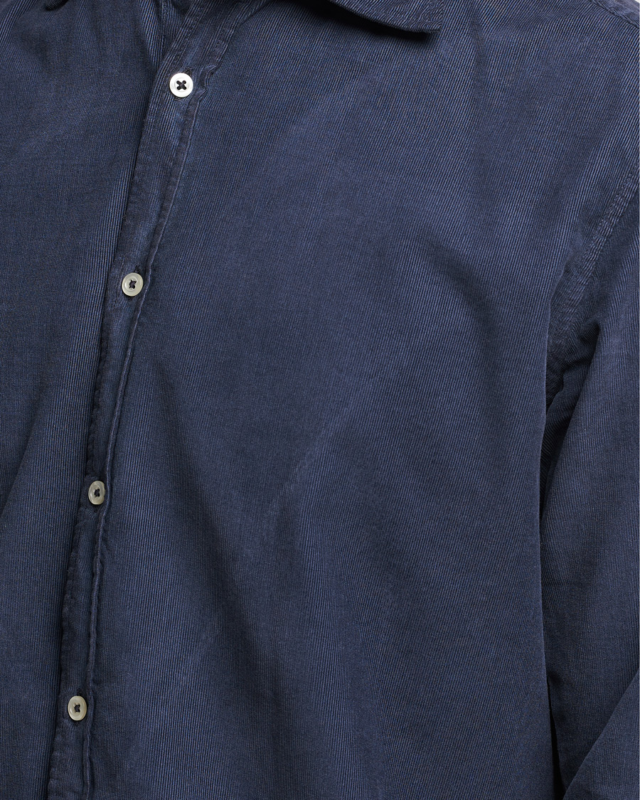 Uomini | Camicie | Massimo Alba | Genova Watercolor Shirt Navy