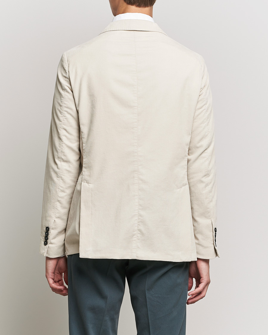 Uomini | Blazers | Massimo Alba | Baby Corduroy Blazer Chalk