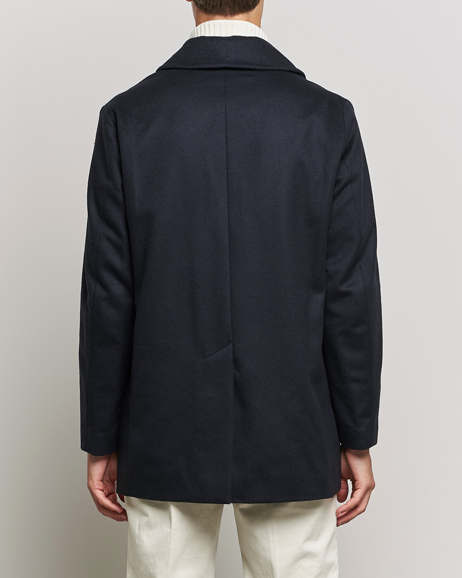 Uomini | Giacche | Mackintosh | Dalton Wool/Cashmere Peacoat Navy