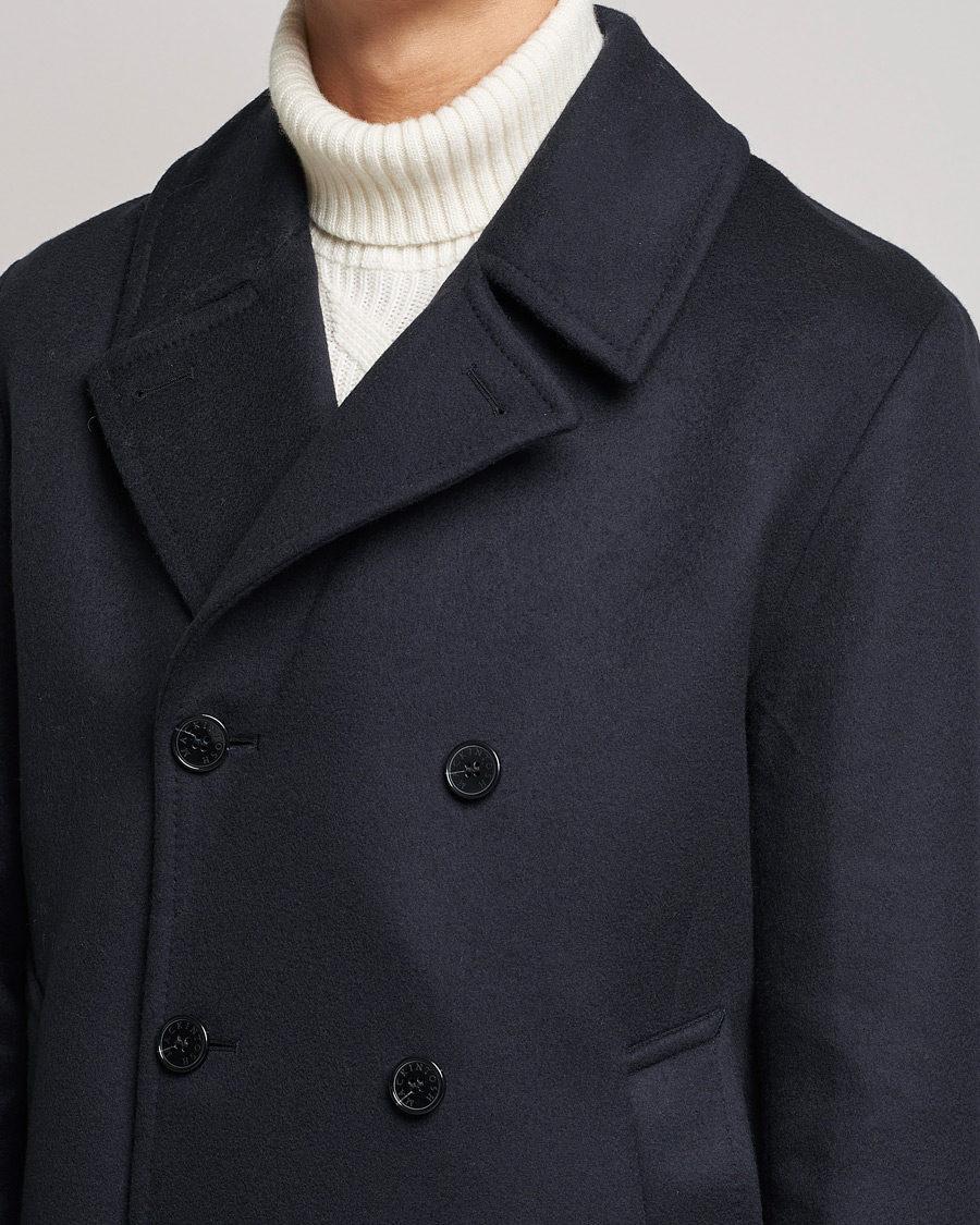 Uomini | Giacche | Mackintosh | Dalton Wool/Cashmere Peacoat Navy