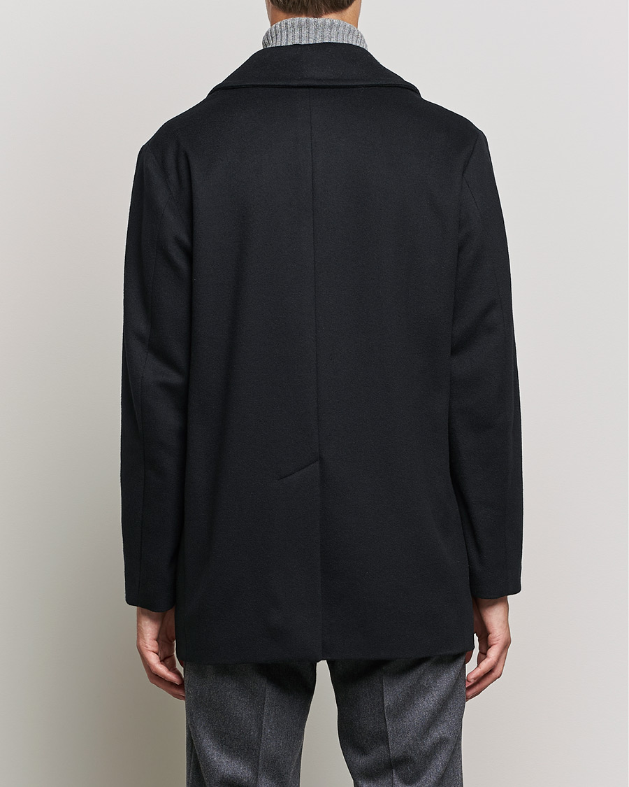 Uomini | Giacche | Mackintosh | Dalton Wool/Cashmere Peacoat Black