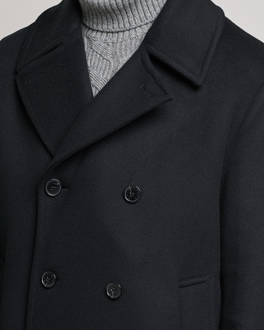 Uomini | Giacche | Mackintosh | Dalton Wool/Cashmere Peacoat Black