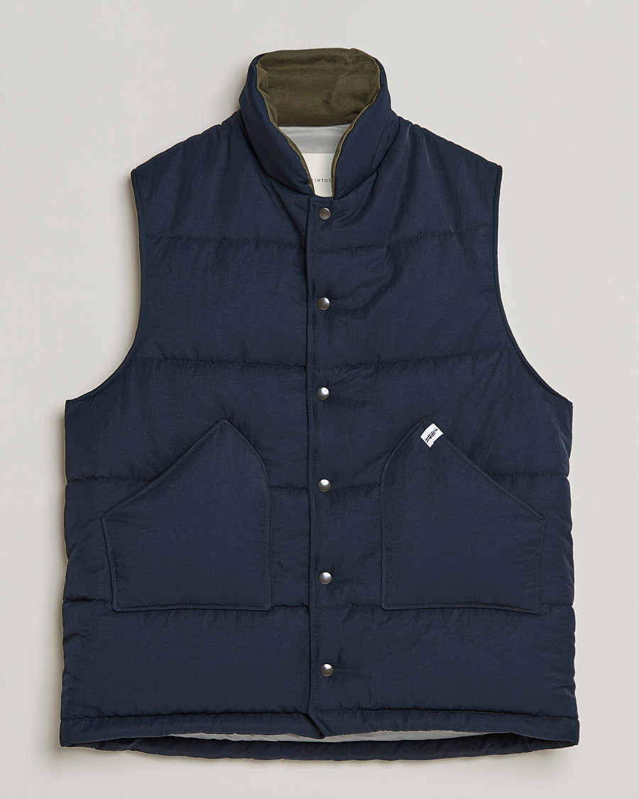 Uomini | Gilet | Mackintosh | Osaka Gilet Vest Navy