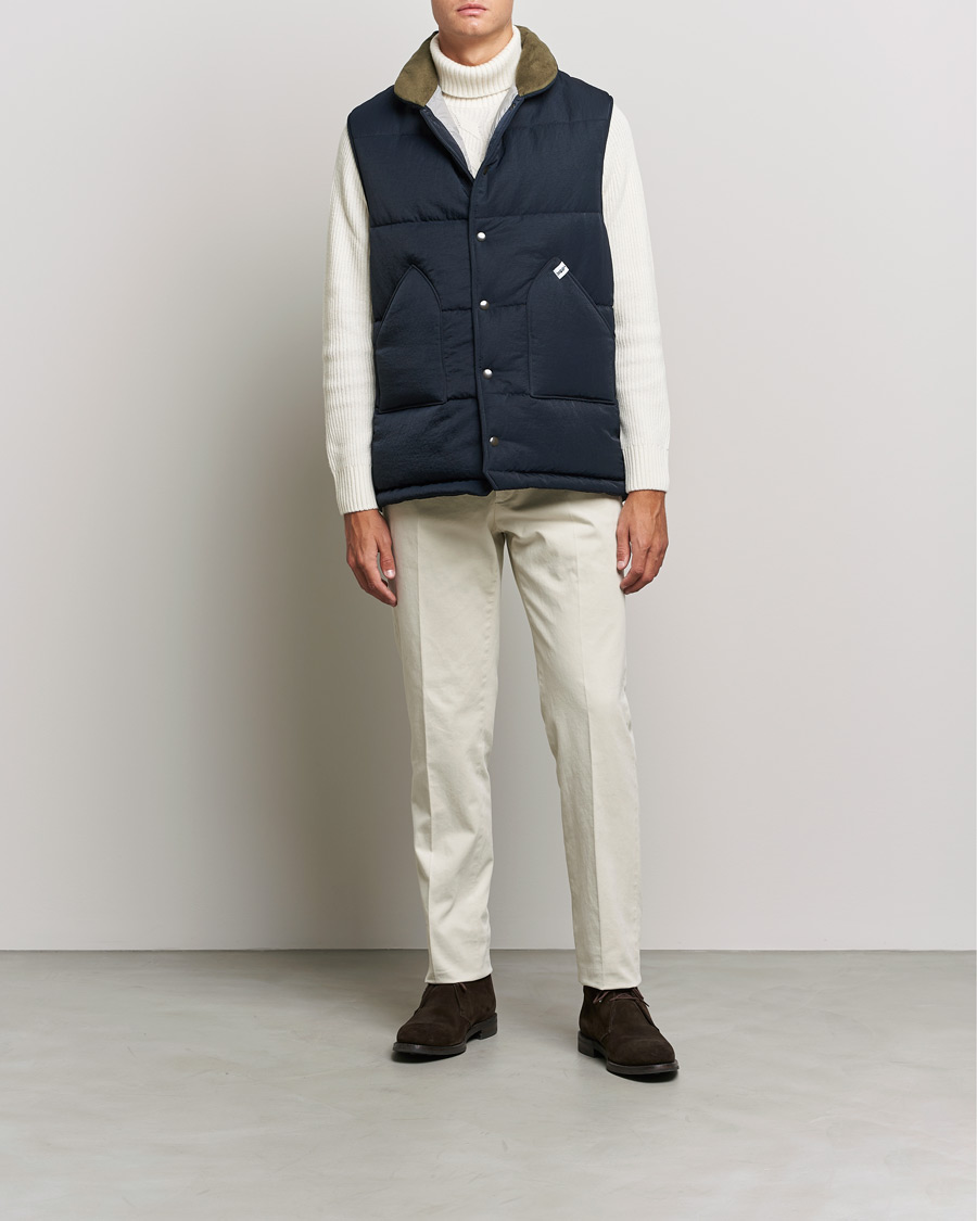 Uomini | Gilet | Mackintosh | Osaka Gilet Vest Navy