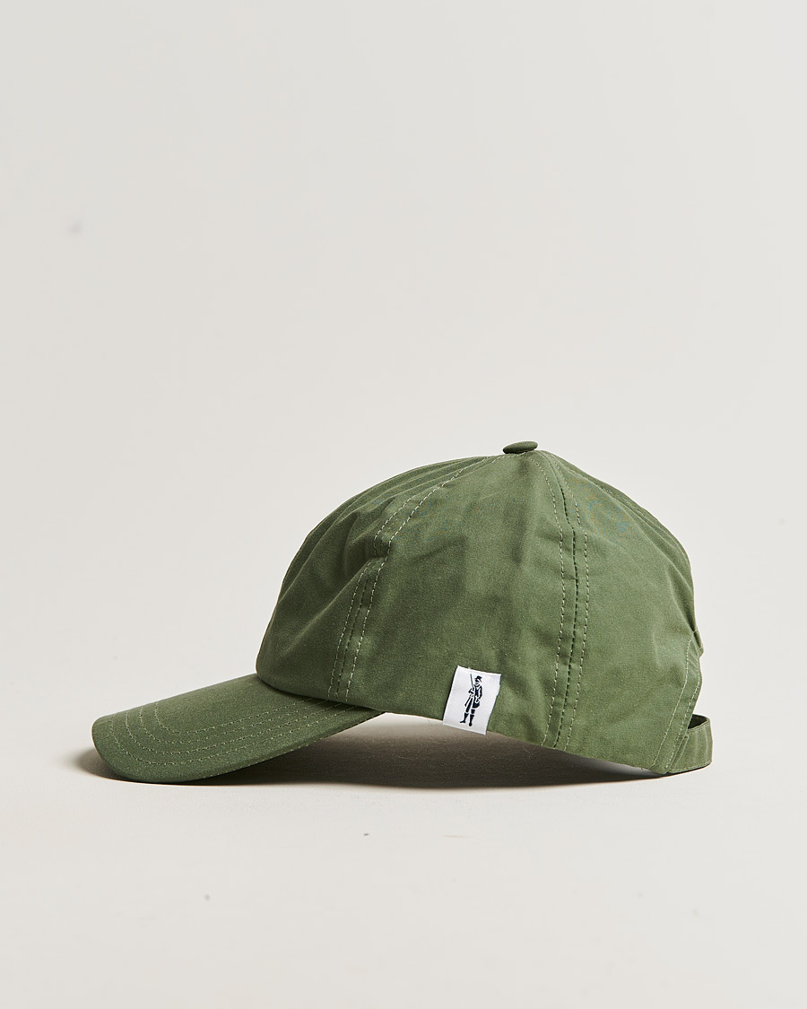 Uomini | Mackintosh Tipping Baseball Cap Winter Moss | Mackintosh | Tipping Baseball Cap Winter Moss