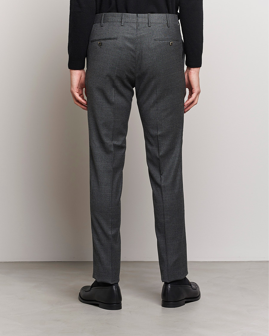 Uomini | Pantaloni | PT01 | Slim Fit Glencheck Wool Trousers Medium Grey