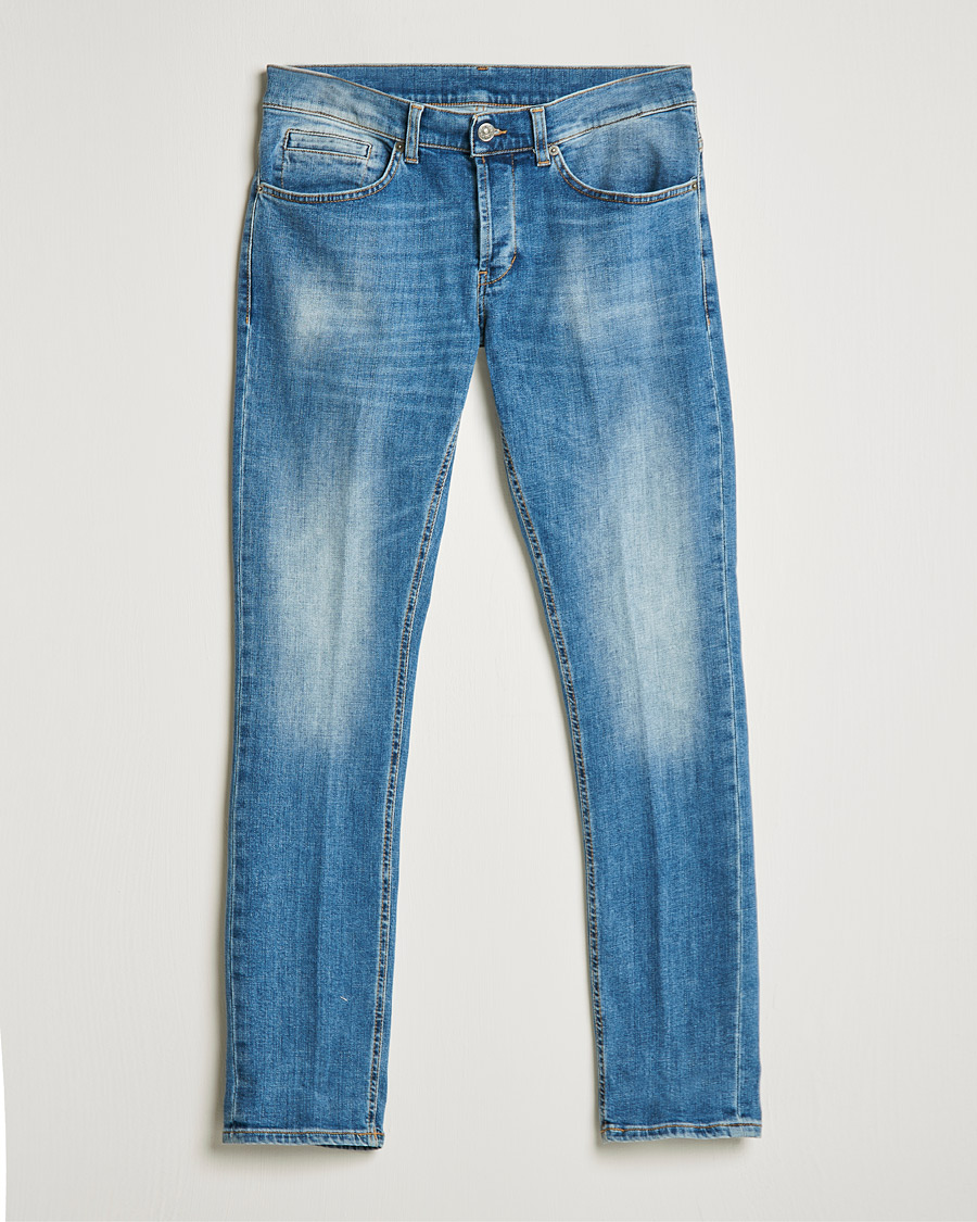 Uomini | Jeans | Dondup | George Destroyed Jeans Blue