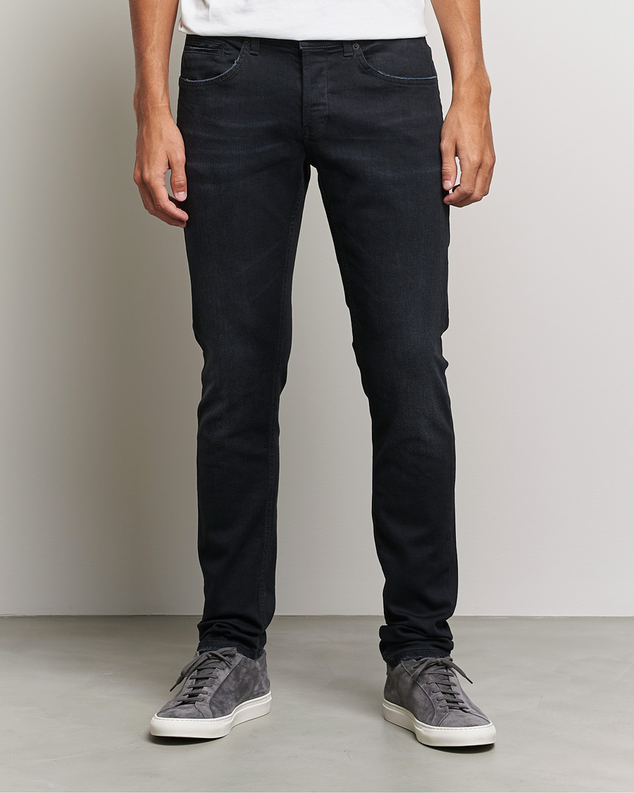 Uomini | Jeans | Dondup | George Destroyed Jeans Black