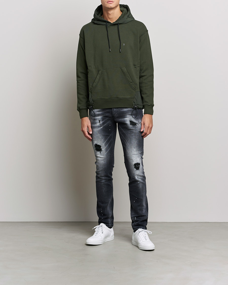 Uomini | Jeans | Dondup | George Destroyed Jeans Grey/Black