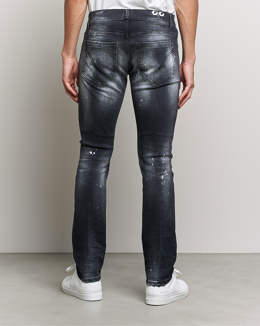 Uomini | Jeans | Dondup | George Destroyed Jeans Grey/Black