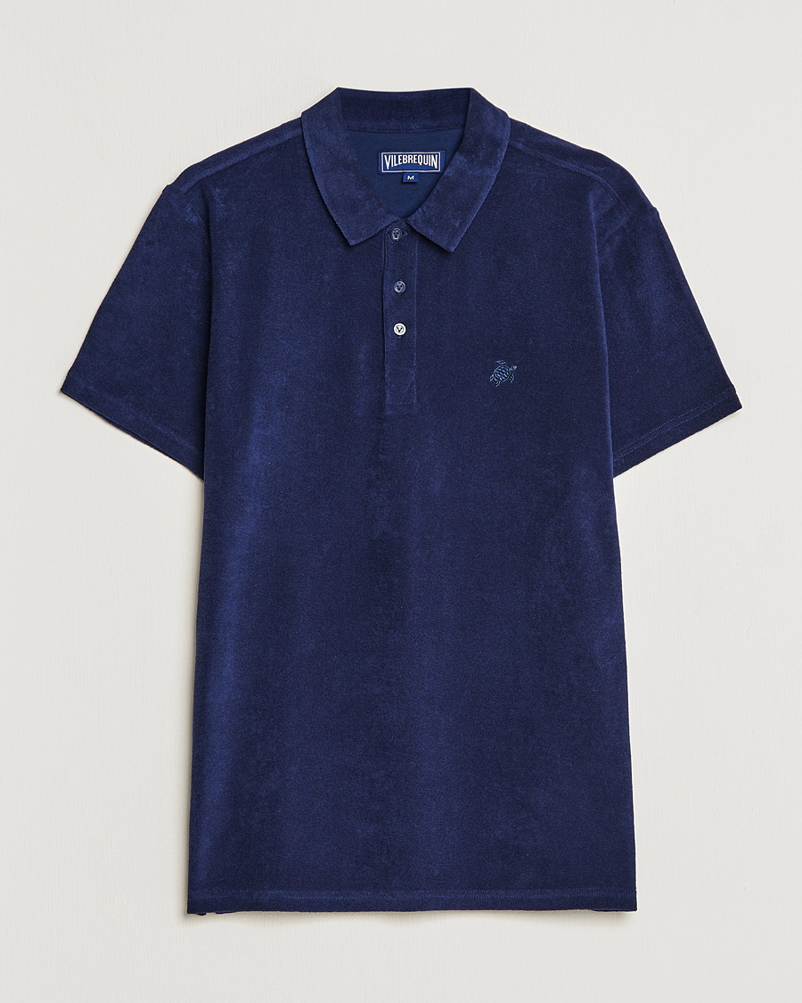 Uomini | Camicie | Vilebrequin | Phoenix Terry Shirt Bleu Marine
