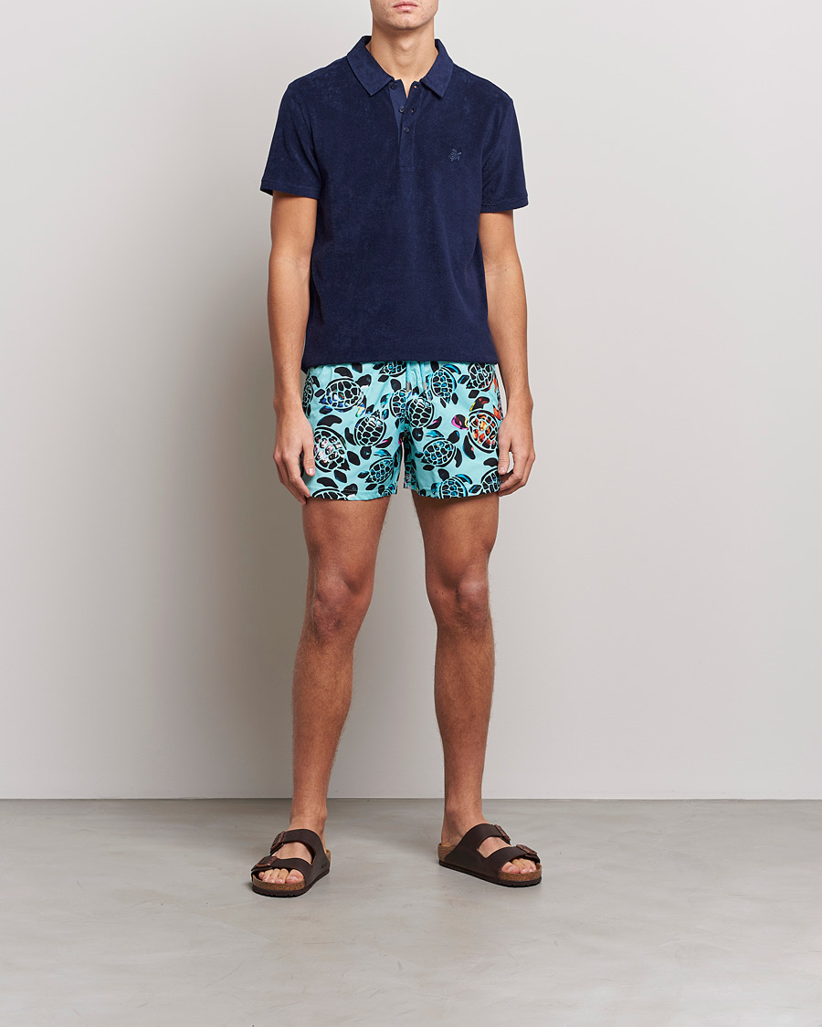 Uomini | Camicie | Vilebrequin | Phoenix Terry Shirt Bleu Marine