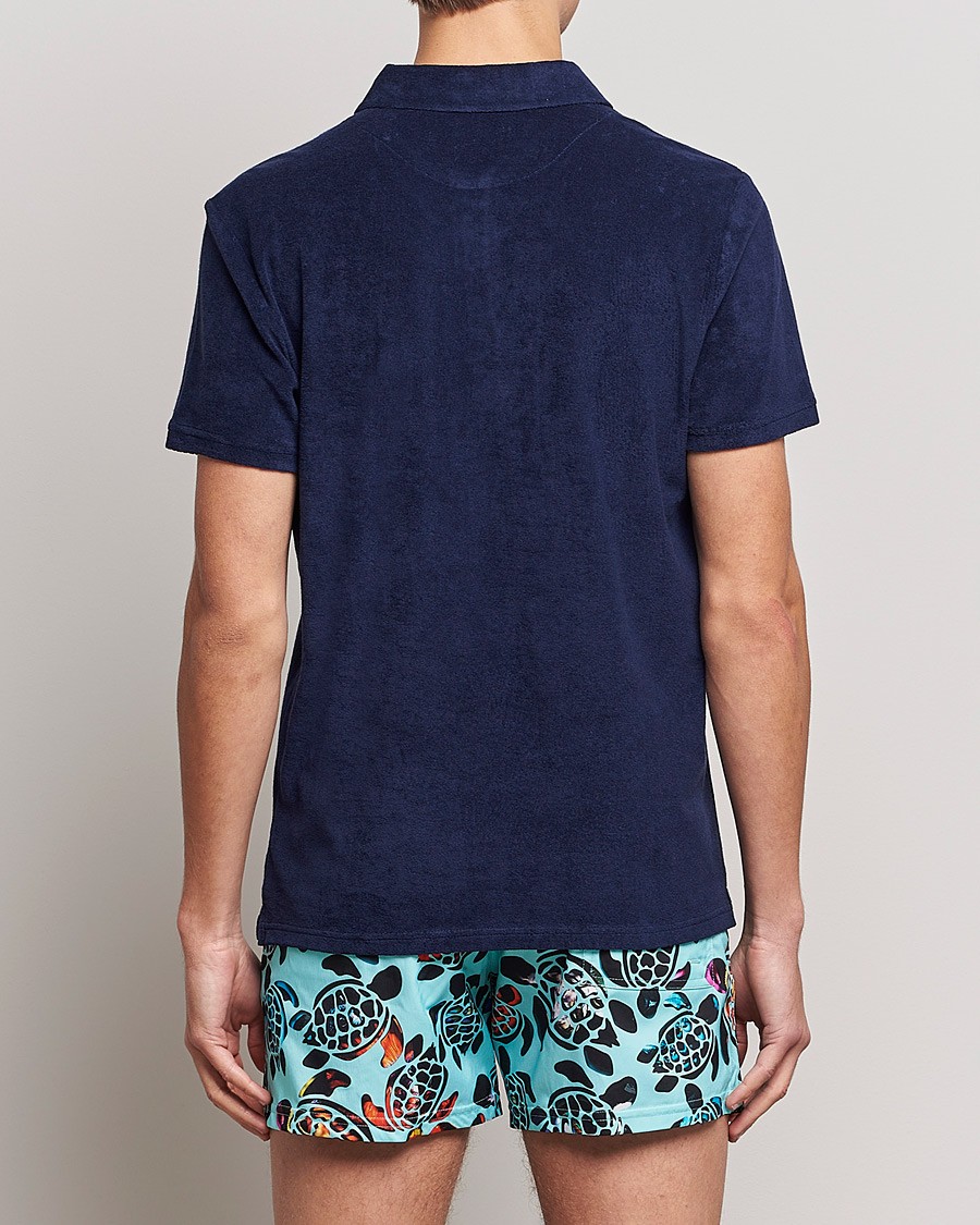 Uomini | Camicie | Vilebrequin | Phoenix Terry Shirt Bleu Marine