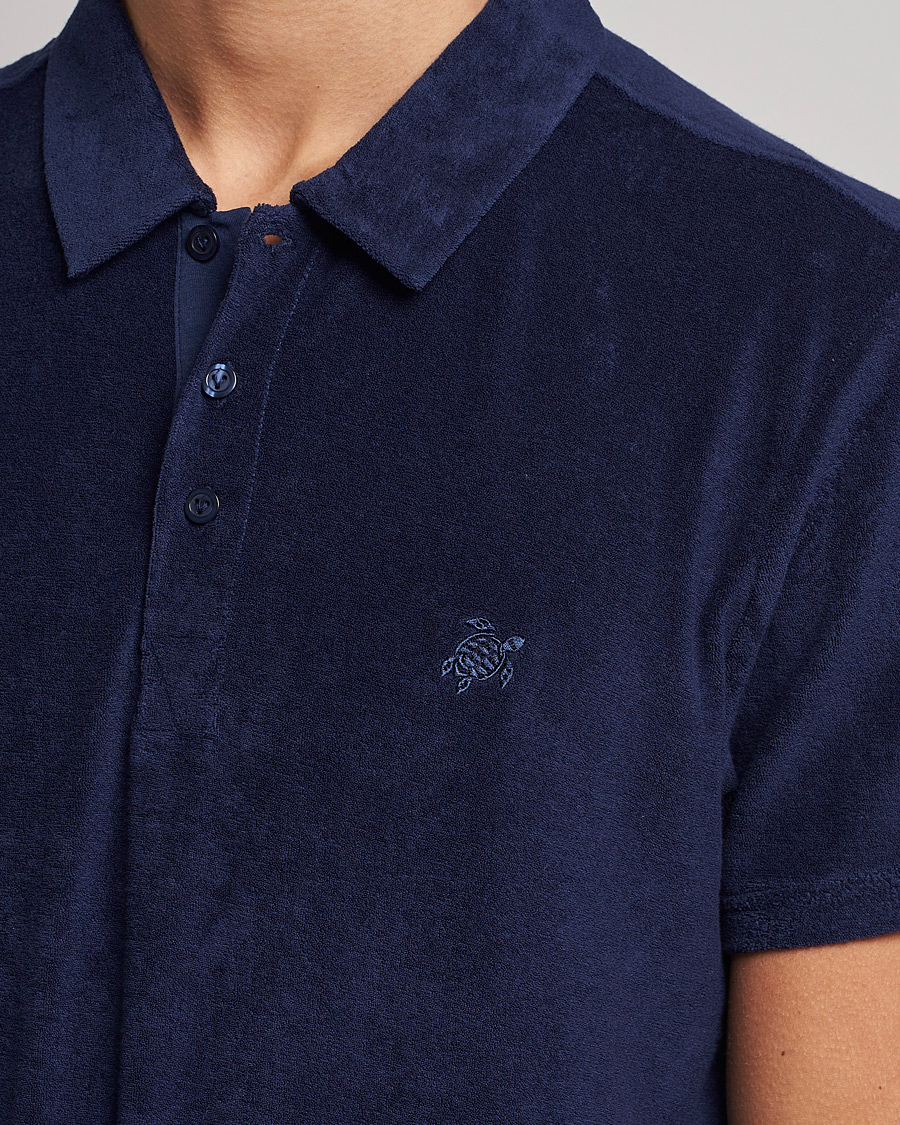 Uomini | Camicie | Vilebrequin | Phoenix Terry Shirt Bleu Marine