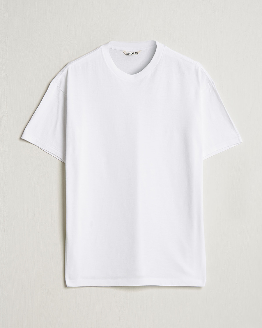 Uomini | T-shirt | Auralee | Seamless Crewneck T-Shirt White