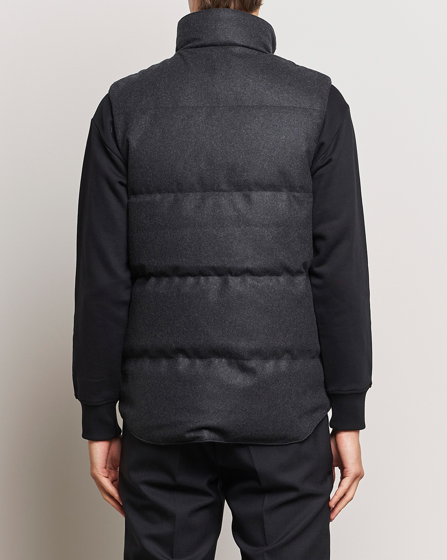 Uomini | Giacche | Canada Goose Black Label | Canada Goose Garson Wool Vest Carbon Melange