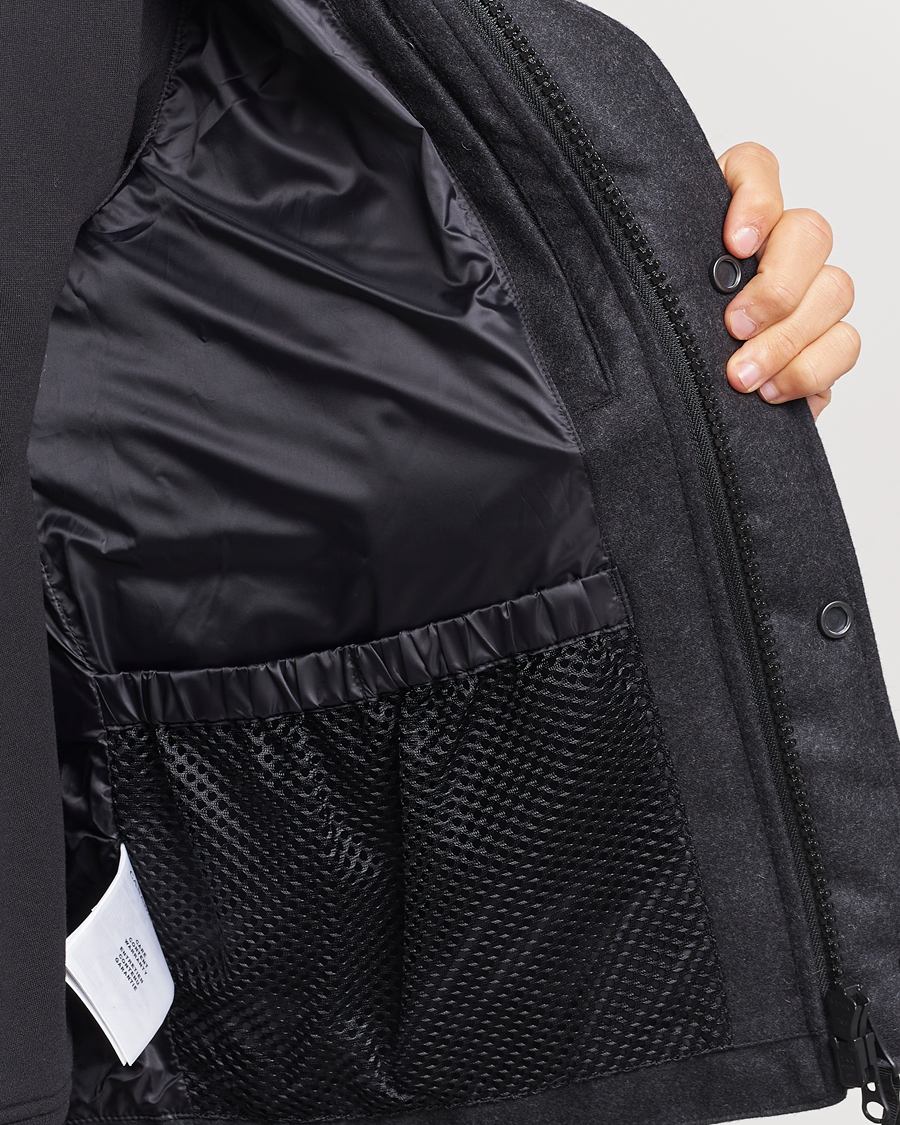 Uomini | Giacche | Canada Goose Black Label | Canada Goose Garson Wool Vest Carbon Melange