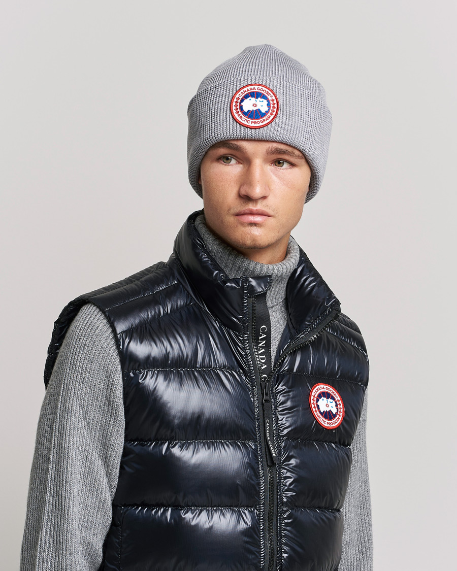 Uomini | Canada Goose Arctic Disc Toque Heather Grey | Canada Goose | Arctic Disc Toque Heather Grey