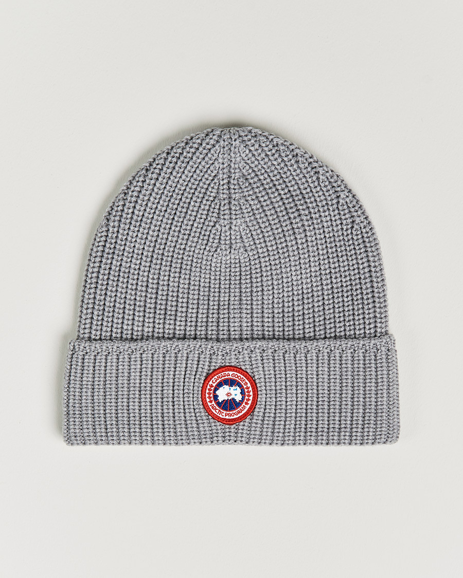 Uomini | Canada Goose Arctic Disc Rib Toque Heather Grey | Canada Goose | Arctic Disc Rib Toque Heather Grey