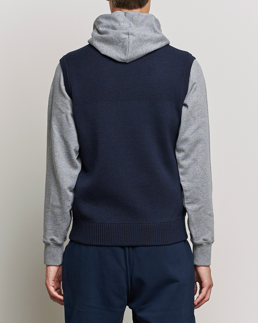 Uomini | Gilet | Canada Goose | Hybridge Knit Vest Navy