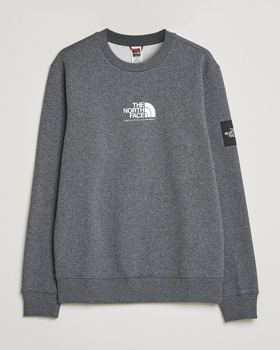Uomini | Maglieria | The North Face | Fine Crew Neck Sweatshirt Grey Heather